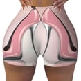 thumbnail image 1 of Wukai High Heel Shoes Butterfly Print Pack Biker Shorts for Women Yoga Workout Gym Running Scrunch Active Shorts-Large, 1 of 8
