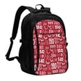 thumbnail image 1 of Wukai Ho Funny Christmas Travel Laptop Backpack: Business Water-Resistant Bag with USB Charging Port, Ideal College Backpack for Men & Women, 1 of 6