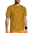 thumbnail image 1 of Wukai Honey Bee Gnomes Print Men's Short-Sleeved Mesh T-Shirt,Quick-Dry Short Sleeve Workout T-Shirt-4X-Large, 1 of 8
