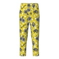 thumbnail image 1 of Wukai Honeybee Print Teenagers' Pajama Pant Sleep Pajama Lounge Pant PJ Bottoms with Pockets and Button Fly(Available in Big & Tall)-XS(5-6), 1 of 6