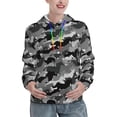 thumbnail image 1 of Wukai Horse Silhouette Print Womens Hoodies Fleece Sweatshirts Long Sleeve Sweaters Pullover Fall Outfits Winter Clothes-Medium, 1 of 7