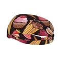 thumbnail image 1 of Wukai Ice Cream Cake Sports sweatband,Men & Women Sweatband Headband for Running, Cross Training, Racquetball, Working Out, 1 of 7