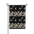 Wukai Japanese White Crane Garden Flags Double Sided Garden