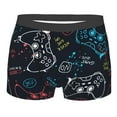 thumbnail image 1 of Wukai Joystick Gamepad Print Men’s Underwear Breathable Boxer Briefs,&nbsp;Moisture Wicking & Breathable-XX-Large, 1 of 7