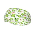thumbnail image 1 of Wukai Kawaii Avocado Sports sweatband,Men & Women Sweatband Headband for Running, Cross Training, Racquetball, Working Out, 1 of 7