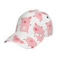 thumbnail image 1 of Wukai Kawaii Pigs Baseball Cap: Comfortable, Stylish, and Adjustable Hat for Sports, Daily Wear, and Outdoor Activities-One Size, 1 of 7