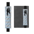 thumbnail image 1 of Wukai Kawaii Sushi (2) Adjustable Elastic Band Leather Pen Holder,Pencil Holder,Pen Sleeve Pouch for Notebooks,Planners,and Books, 1 of 6