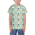 thumbnail image 1 of Wukai Kawaii Sushi Youth Unisex Short Sleeve T-Shirt for Boys, Girls, Teens, and Kids-Medium, 1 of 7