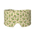 Wukai Kiwi Ice Cream Print Sleep Mask Eye Mask for Sleeping, Ultra