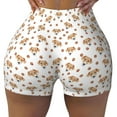 thumbnail image 1 of Wukai Labrador Retriever Dog Print Pack Biker Shorts for Women Yoga Workout Gym Running Scrunch Active Shorts-X-Large, 1 of 8