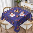 thumbnail image 1 of Wukai Labrador Retriever Dog Waterproof Tablecloth for Kitchen Dining, Fits Square Tables for 2-4 Seats -54"x54", 1 of 7