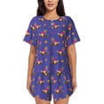 thumbnail image 1 of Wukai Labrador Retriever Dog Women's Pajama Set,Short-Sleeve Top and Shorts with Elastic Waistband and Pockets for Loungewear, Yoga, and Casual Wear-XX-Large, 1 of 6