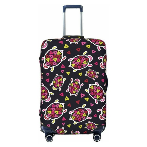 Wukai Ladybug Elastic Luggage Cover: Personalized Protection for Your Suitcase - Fits 19~29-inch, Washable & Durable Travel Companion-