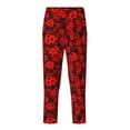 thumbnail image 1 of Wukai Ladybugs 1 Print Teenagers' Pajama Pant Sleep Pajama Lounge Pant PJ Bottoms with Pockets and Button Fly(Available in Big & Tall)-Large, 1 of 6