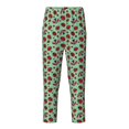 thumbnail image 1 of Wukai Ladybugs 3 Print Teenagers' Pajama Pant Sleep Pajama Lounge Pant PJ Bottoms with Pockets and Button Fly(Available in Big & Tall)-Large, 1 of 6