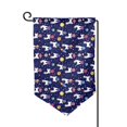 thumbnail image 1 of Wukai Lama in Space Print Garden Flag 12.5x18 Inch Double Sided Sun-resistant Rain-resistant, Wrinkle-resistant Colorfast(Only Flag), 1 of 7