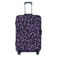 thumbnail image 1 of Wukai Lavender Flowers Elastic Luggage Cover: Personalized Protection for Your Suitcase - Fits 19~29-inch, Washable & Durable Travel Companion-Small, 1 of 8