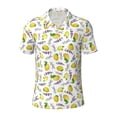 thumbnail image 1 of Wukai Lavender Flowers Men’s Polo Shirts,Quick-Dry Athletic Shirt,Classic Fit Shirts-3X-Large, 1 of 8