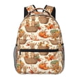 thumbnail image 1 of Wukai Leaves And Berries Laptop Backpack Casual Travel Backpack Large School Bag for College, Business,Travel-One Size, 1 of 5
