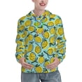 thumbnail image 1 of Wukai Lemon Print Womens Hoodies Fleece Sweatshirts Long Sleeve Sweaters Pullover Fall Outfits Winter Clothes-Medium, 1 of 7