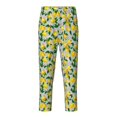 thumbnail image 1 of Wukai Lemon1 Print Teenagers' Pajama Pant Sleep Pajama Lounge Pant PJ Bottoms with Pockets and Button Fly(Available in Big & Tall)-Medium, 1 of 6