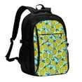 thumbnail image 1 of Wukai Lemon1 Travel Laptop Backpack: Business Water-Resistant Bag with USB Charging Port, Ideal College Backpack for Men & Women, 1 of 6