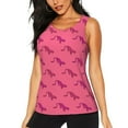 thumbnail image 1 of Wukai Leopard Print Print &nbsp;Women's Workout Tank Top Mesh Yoga Shirts Athletic Running Tank Tops Athletic Gym Shirts -, 1 of 8