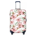 thumbnail image 1 of Wukai Lilies Flowers Elastic Luggage Cover: Personalized Protection for Your Suitcase - Fits 19~29-inch, Washable & Durable Travel Companion-Large, 1 of 8