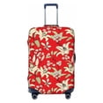 thumbnail image 1 of Wukai Lilies Flowers Elastic Luggage Cover: Personalized Protection for Your Suitcase - Fits 19~29-inch, Washable & Durable Travel Companion-Medium, 1 of 8