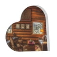 thumbnail image 1 of Wukai Log Cabin Inside Print Elegant Acrylic Gift Decorations Perfect for Weddings, Birthdays, Anniversaries, and Home Decor, 1 of 6