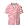 thumbnail image 1 of Wukai Love Men's Casual Short-Sleeve Button Down Shirt - Lightweight Summer Dress Shirt for Daily Wear-XX-Large, 1 of 7