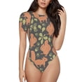 thumbnail image 1 of Naloa Squirrel And Nuts Women's Short-Sleeved Onesie, One-Piece Swimsuit for Parties, dates, clubs - X-Large, 1 of 9