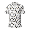 thumbnail image 1 of Wukai Lovely Penguin Men’s Polo Shirts,Quick-Dry Athletic Shirt,Classic Fit Shirts-, 1 of 8