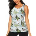 thumbnail image 1 of Wukai Mallard Ducks Wild Birds Print Womens Shorts for Athletic Gym Running Shorts Women Biker Shorts with Phone Pockets -Small, 1 of 7