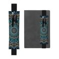 thumbnail image 1 of Wukai Mandala Adjustable Elastic Band Leather Pen Holder,Pencil Holder,Pen Sleeve Pouch for Notebooks,Planners,and Books, 1 of 6