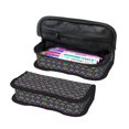 thumbnail image 1 of Wukai Mardi Gras Carnival3 Print Big Capacity Pencil Case, Upgraded Canvas Pencil Pouch Large Pencil Bag Organizer,Aesthetic Supply, 1 of 6