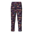 thumbnail image 1 of Wukai Mexican Flowers Birds Print Teenagers' Pajama Pant Sleep Pajama Lounge Pant PJ Bottoms with Pockets and Button Fly(Available in Big & Tall)-Small, 1 of 6
