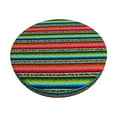 thumbnail image 1 of Wukai Mexican Leopard Serape Blanket Stripes Bar Chair Covers,Barstool Covers Round, Stretch Round Bar Stool Covers,Washable Stool Cushion Slipcovers for 11-14 inch-, 1 of 7