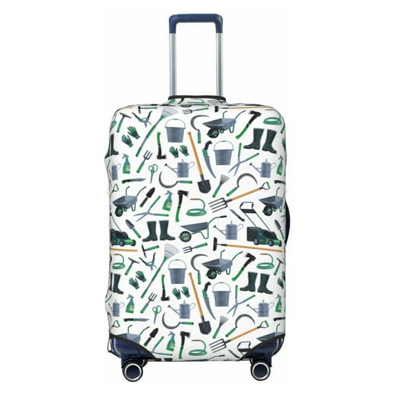 Wukai Modern Industry Elastic Luggage Cover: Personalized Protection for Your Suitcase - Fits 19~29-inch, Washable & Durable Travel Companion-Small