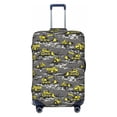 thumbnail image 1 of Wukai Modern Yellow Excavator Elastic Luggage Cover: Personalized Protection for Your Suitcase - Fits 19~29-inch, Washable & Durable Travel Companion-X-Large, 1 of 8