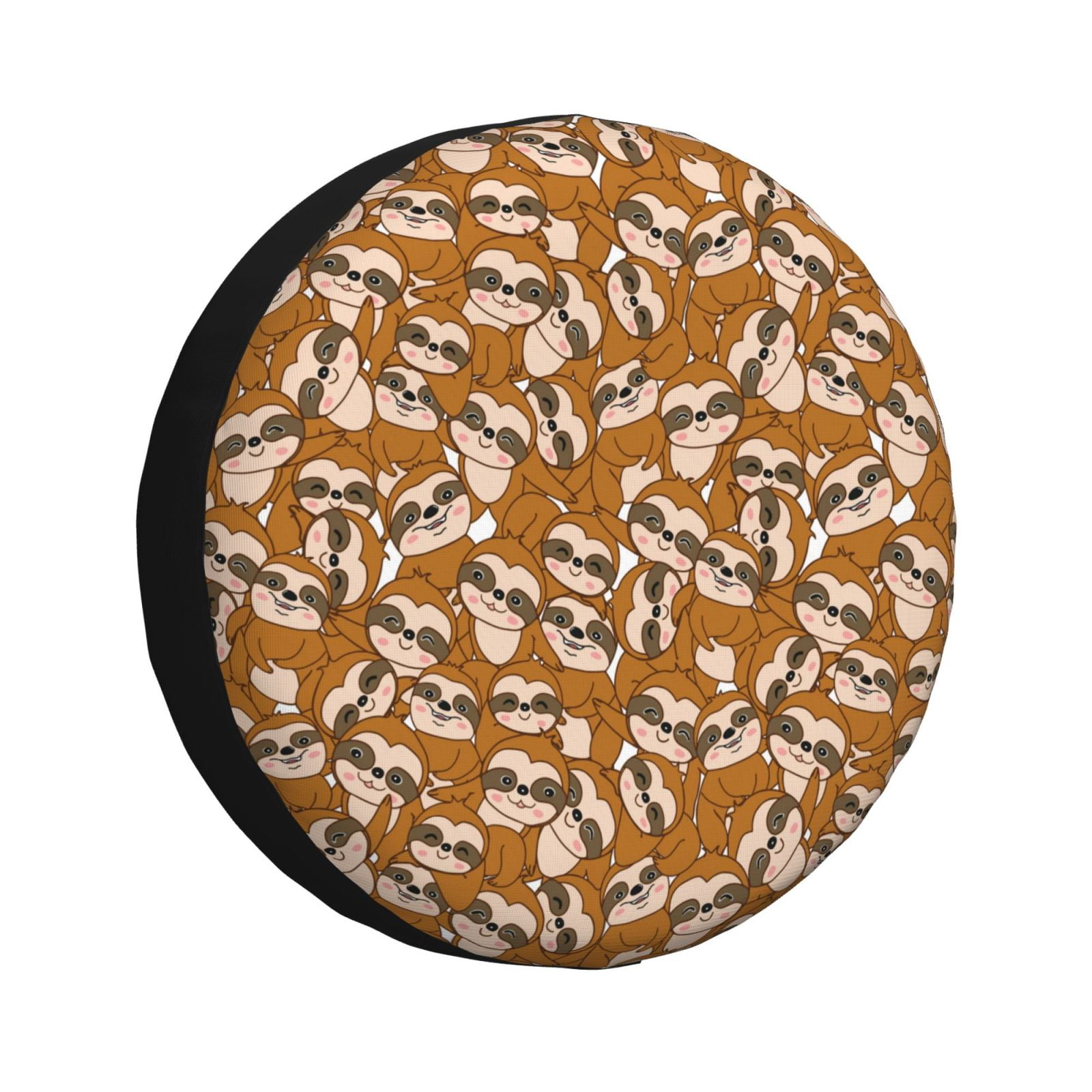 Wukai Monkey Sloth Print Spare Tire Cover for RV Trailer,Waterproof PVC ...