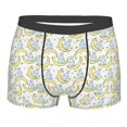 thumbnail image 1 of Wukai Moon And Rabbit Print Men’s Underwear Breathable Boxer Briefs,&nbsp;Moisture Wicking & Breathable-Medium, 1 of 7