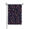 thumbnail image 1 of Wukai Mushrooms3 Garden Flags Double Sided Welcome Garden Yard House Flags Outside Outdoor House (Only Flag), 1 of 8