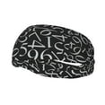 thumbnail image 1 of Wukai Numbers Sports sweatband,Men & Women Sweatband Headband for Running, Cross Training, Racquetball, Working Out, 1 of 7