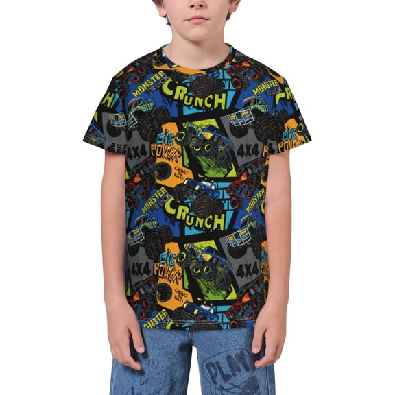 Wukai Off-Road Vehicle Youth Unisex Short Sleeve T-Shirt for Boys, Girls, Teens, and Kids-Medium