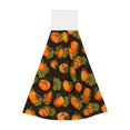 thumbnail image 1 of Wukai Orange Pumpkin Print Kitchen Towels Quick Dry Washcloths, Coral Velvet Dishtowels Multipurpose Reusable Cloths, Soft Tea Absorbent Cleaning Cloths, 1 of 7