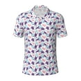 thumbnail image 1 of Wukai Ornamental Turtles Men’s Polo Shirts,Quick-Dry Athletic Shirt,Classic Fit Shirts-Large, 1 of 8