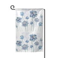 thumbnail image 1 of Wukai Pale Blue Lotus Flowers Print Garden Flag 12.5x18 Inch Double Sided Sun-resistant Rain-resistant, Wrinkle-resistant Colorfast(Only Flag), 1 of 7