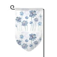 thumbnail image 1 of Wukai Pale Blue Lotus Flowers Print Garden Flag 12.5x18 Inch Double Sided Sun-resistant Rain-resistant, Wrinkle-resistant Colorfast(Only Flag), 1 of 7
