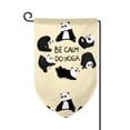 thumbnail image 1 of Wukai Panda Doing Yoga Print Garden Flag 12.5x18 Inch Double Sided Sun-resistant Rain-resistant, Wrinkle-resistant Colorfast(Only Flag), 1 of 7